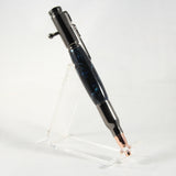 B-DFC Bolt Action Blue/Green Acrylic Pen With Gun Metal Trim