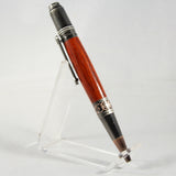 DV-CB Da Vinci Padauk Twist Pen with Rose Copper Trim