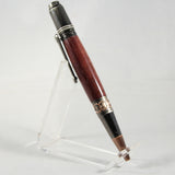 DV-CE Da Vinci Purple Heart Twist Pen with Rose Gold Trim