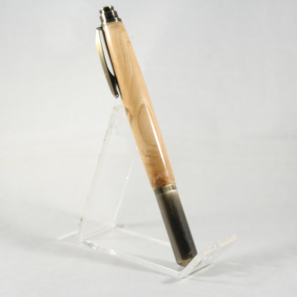RR-ABF Rollester Bradford Pear Rollerball with Antique Brass Trim