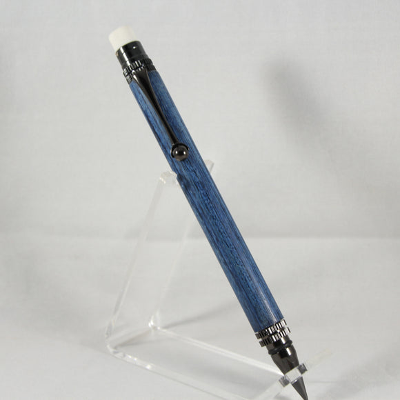 EP-AF Everlasting Pencil (6.0mm) Blue Laminate With Gun Metal Trim