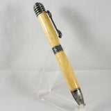 HB-AA Honey Bee Twist Pen Yellowheart With Pewter Trim