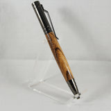 T-FE Bolt Action Tec Zebrawood Pen With Gun Metal Trim