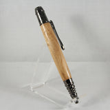 D-HB Dog Lover Curly Maple Twist Pen With Gun Metal Trim