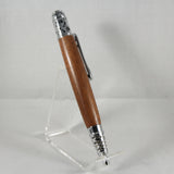 D-HF Dog Lover Walnut Twist Pen With Chrome Trim