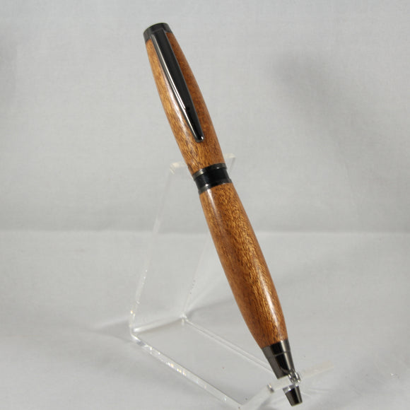 EA-CE Elegant American Mahognay Twist Pen With Gun Metal Trim