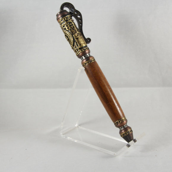 SP-BD Steampump East Indian Rosewood Pen With Antique Brass and Bronze Trim