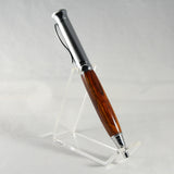 PY-A Polymath Cocobolo Twist Pen With Chrome Trim